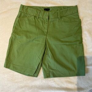 J. Crew Cotton Shorts, Green